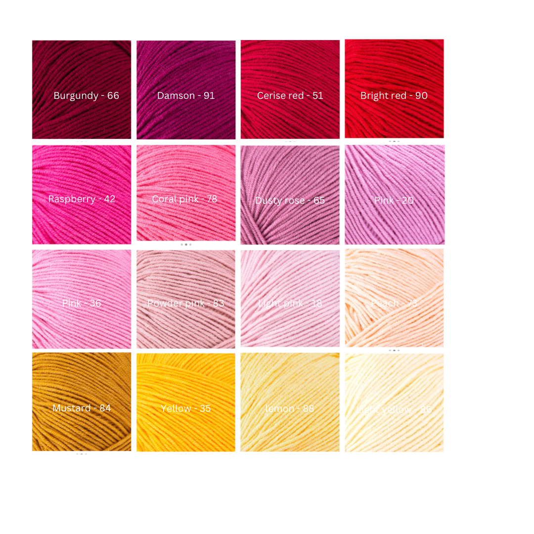 Crochet contrast frill garland